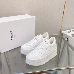 Celine Women's White Platform Sneakers